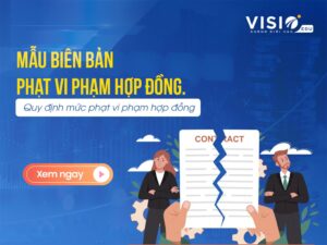 Mẫu biên bản phạt vị phạm hợp đồng