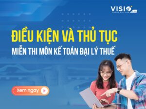 Miễn thi môn kế toán Đại lý thuế